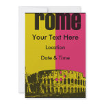 The Coliseum in Rome Personalized Invitations
