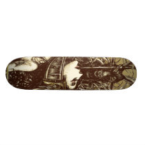 The collectress skateboards