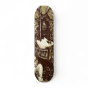 The collectress skateboards