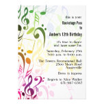 The Color of Music Invitation