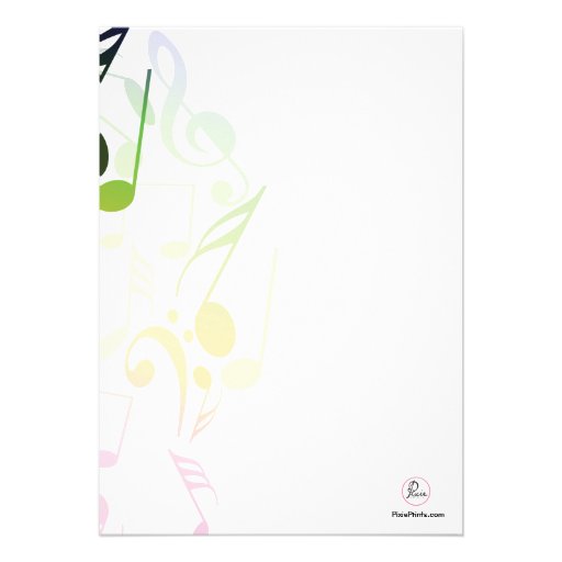 The Color of Music Invitation