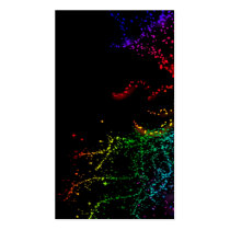 The Color of Music - vertical business cards by Blacknight The Color of Music - vertical business cards