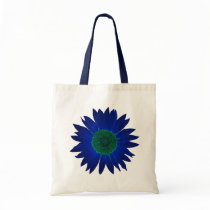 The Color of Sunflowers Tote Bag - Blue by michaeldykstra The Color of Sunflowers Tote Bag - Blue