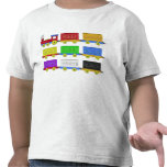 The Color Train t-shirts