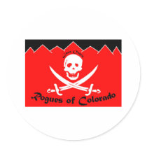 The Colorado Rogues Flag Sticker