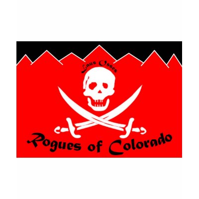 The Colorado Rogues Ladies Black Tee - Customizabl Shirt by ColoradoRogues