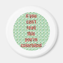 The Colorblind test Fridge Magnets