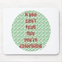 The Colorblind test Mouse Mat