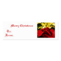 The Colors of Christmas business cards by Priscilla48 The Colors of Christmas business cards