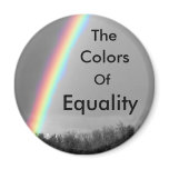 The Colors Of Equality Fridge Magnets