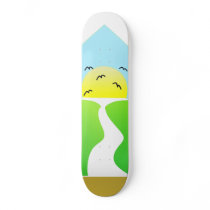 the colors of nature Skateboard