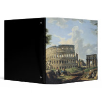 The Colosseum and the Arch of Constantine 3 Ring Binder