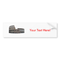 The Colosseum of Rome: 3D Model: bumper stickers