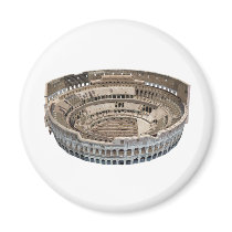 The Colosseum of Rome: 3D Model: magnets