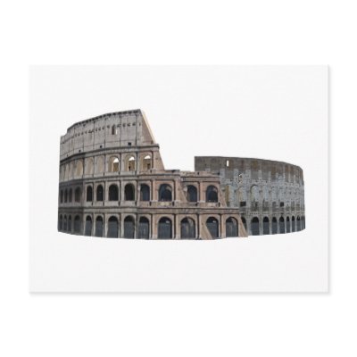 The Colosseum of Rome: 3D Model: Post Card by spiritswitchboard