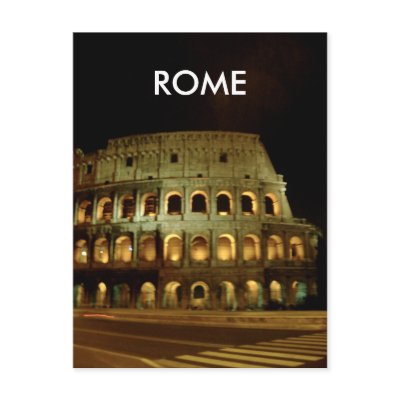 The Colosseum Post Card by smandina