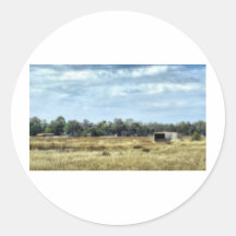 The Colour of Summer - Australia Round Sticker
