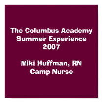 The Columbus AcademySummer Experience 2007Miki ... posters by mikihuffman The Columbus AcademySummer Experience 2007Miki ... posters