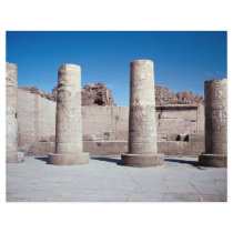 The columns in the courtyard, Kom Ombo Temple, Egy Custom Flyer