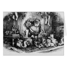 The Coming of Santa Claus, 1872 Card