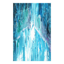 The Coming (religious abstract expressionism) Stationery Paper