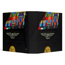 The command master chief badge 3 ring binders