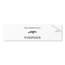 The Common Seal Whisperer bumper stickers by AnimalShirts The Common Seal Whisperer bumper stickers