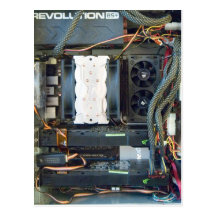 The computer equipment post card