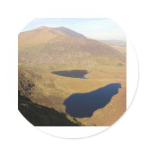The Connor Pass Round Sticker