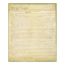 The Constitution of the United States of America posters