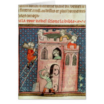 The Construction of the Tower of Babel Greeting Card