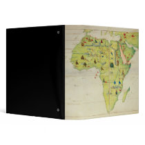 The Continent of Africa Vinyl Binders