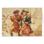 The Continentals by Frank Blackwell Mayer 1875 Greeting Card