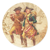 The Continentals by Frank Blackwell Mayer 1875 Sticker