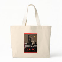 The Continential Savoy, Cairo Travel Poster Canvas Bag