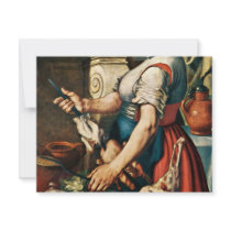 The Cook By Pieter Aertsen (Best Quality) Personalized Invites