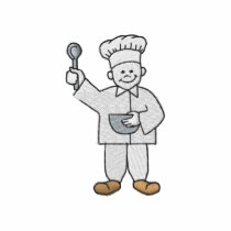 The Cook embroidered shirts by ZazzleEmbroidery The Cook embroidered shirts