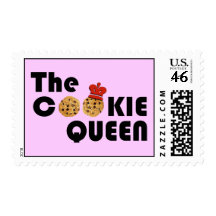 The Cookie Queen Postage Stamps