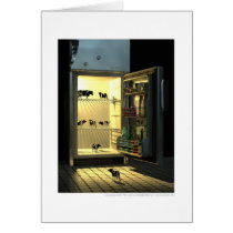 The cool cows / Les vaches cool cards