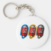 The Cool Sweet Stuff - cool robot ice cream design Key Chain