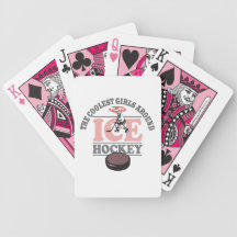 The Coolest Girls Around Play Ice Hockey Deck Of Cards