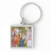 The Coronation of Emperor Charlemagne Keychains