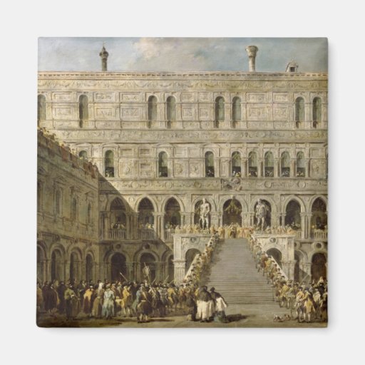 The Coronation of the Doge of Venice Fridge Magnets