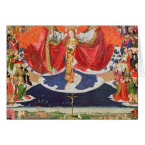 The Coronation of the Virgin, completed 1454 2 Greeting Card