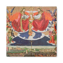 The Coronation of the Virgin, completed 1454 2 Fridge Magnet