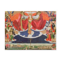 The Coronation of the Virgin, completed 1454 2 Post Card