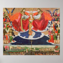 The Coronation of the Virgin, completed 1454 2 Print