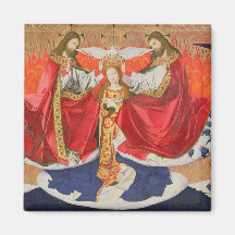 The Coronation of the Virgin, completed 1454 Refrigerator Magnet