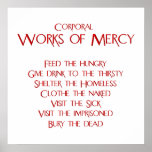 The Corporal Works of Mercy Poster