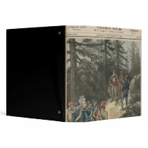 The Corsican Bandit Jacques Bellacoscia 3 Ring Binder
